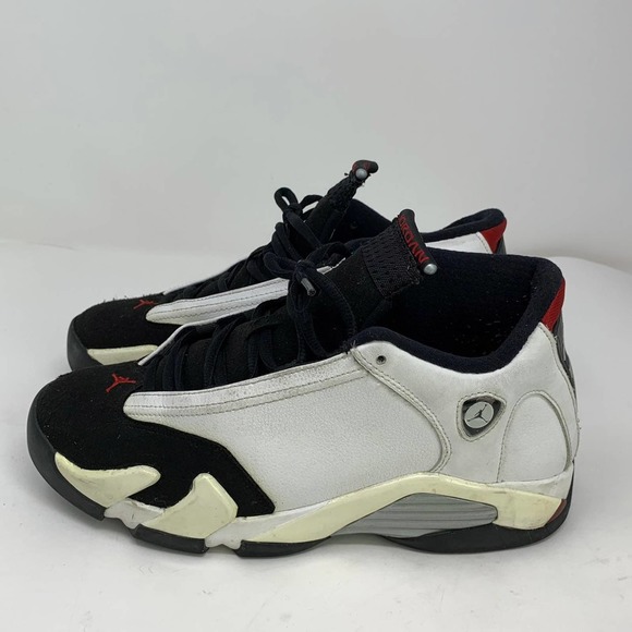 Air Jordan 14 \'Black Toe 654963-102 size 7y mens 7 womens 8.5 main image 8